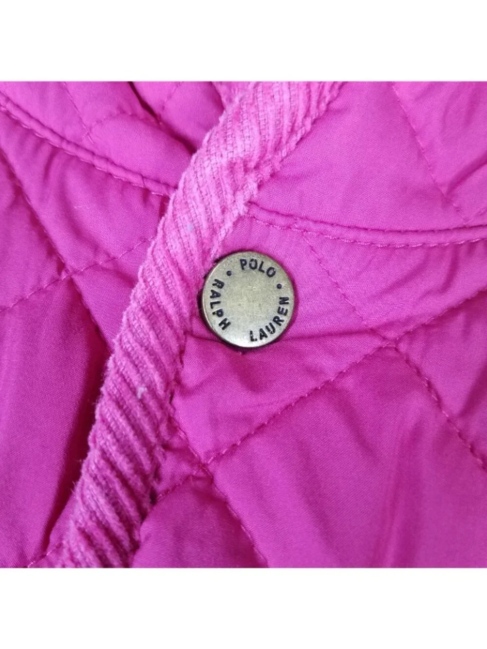 Ralph Lauren Girl's 9M Snowsuit Quilted Hooded One-Piece Winter Fleece Lined